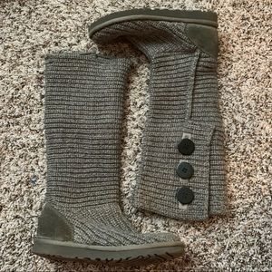 Classic Cardy UGG Knit Boots Australia Sz. 5 5819